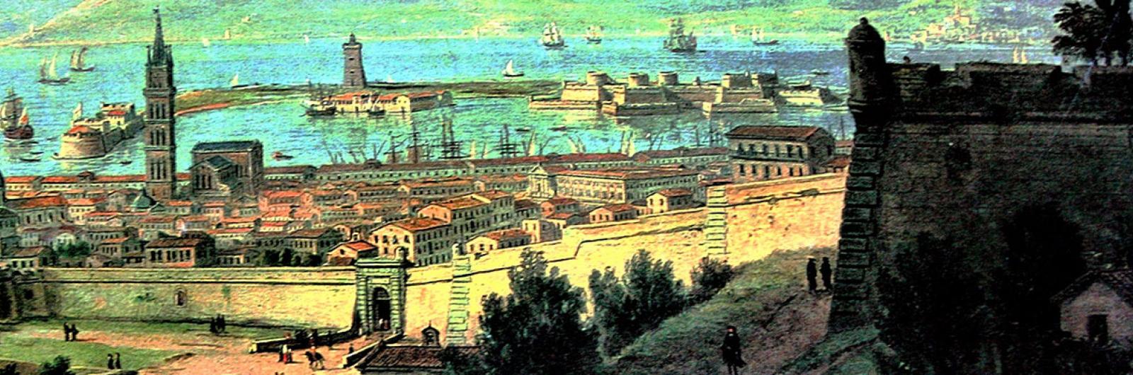 Gaspar van Wittel Messina dal colle del Tirone (seconda metà del ‘700)