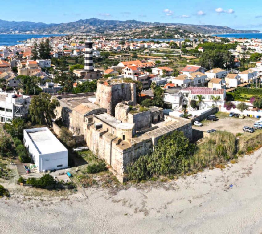 Veduta aerea  della torre degli inglesi