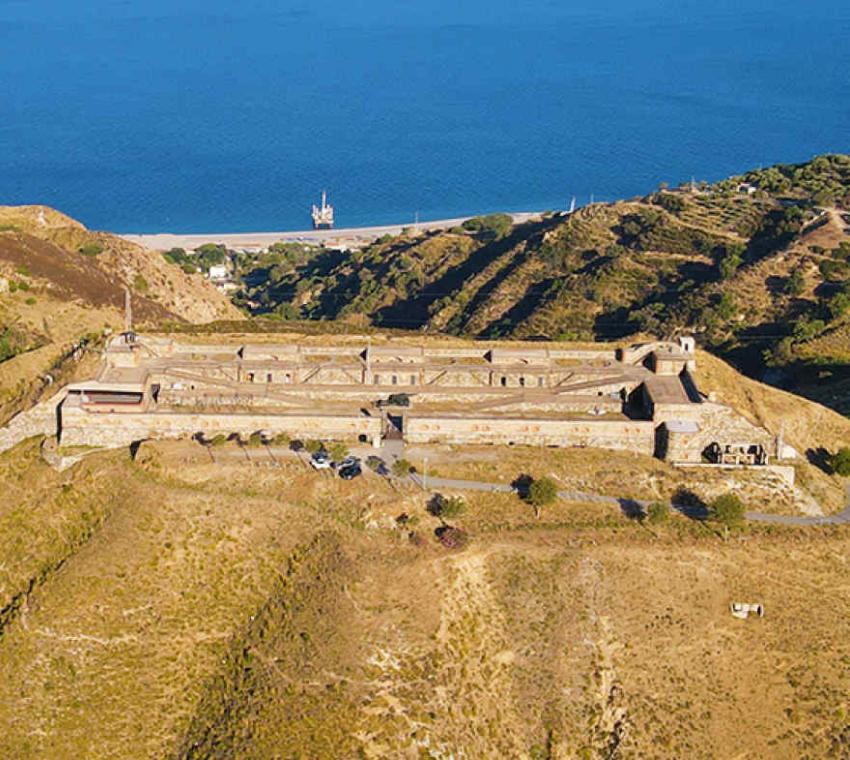 Veduta aerea del Forte Cavalli