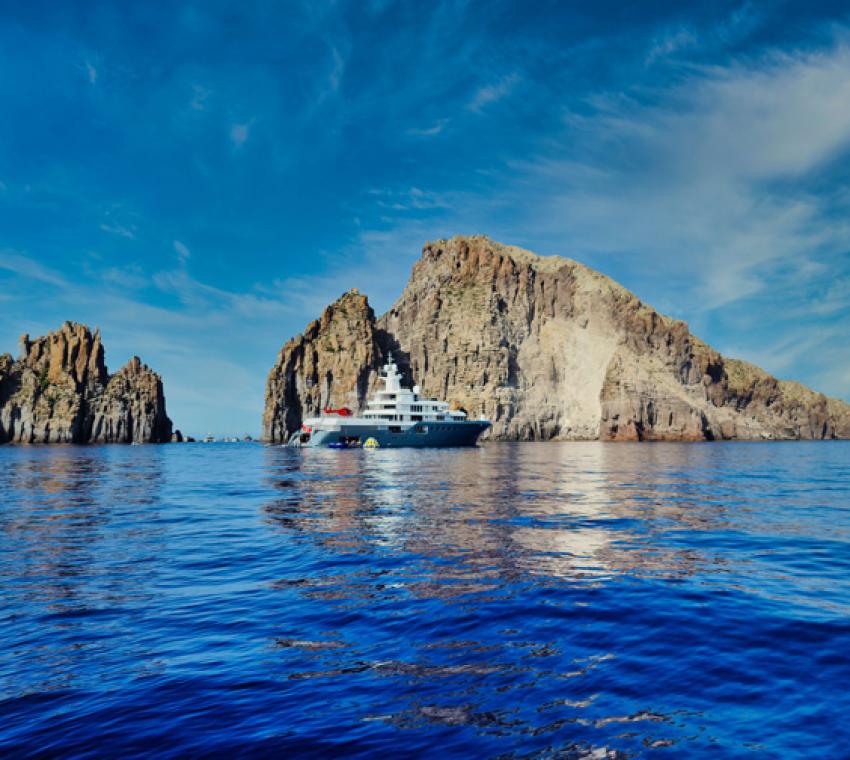 Giro in barca delle Isole Eolie