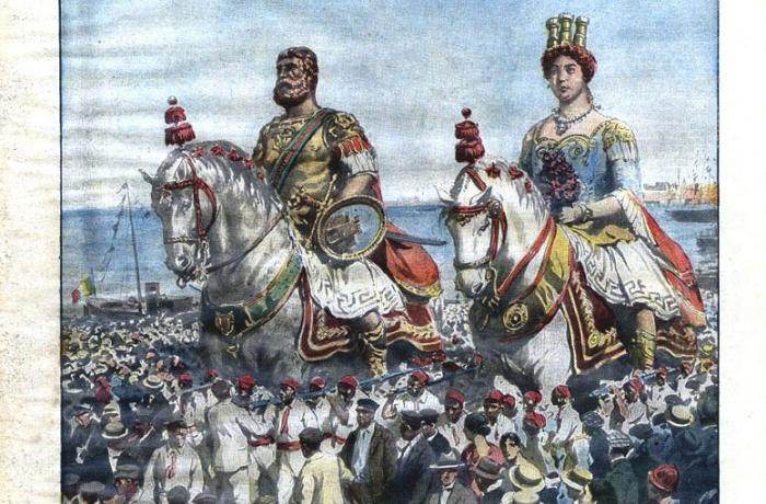 La Passeggiata dei Giganti a Messina  