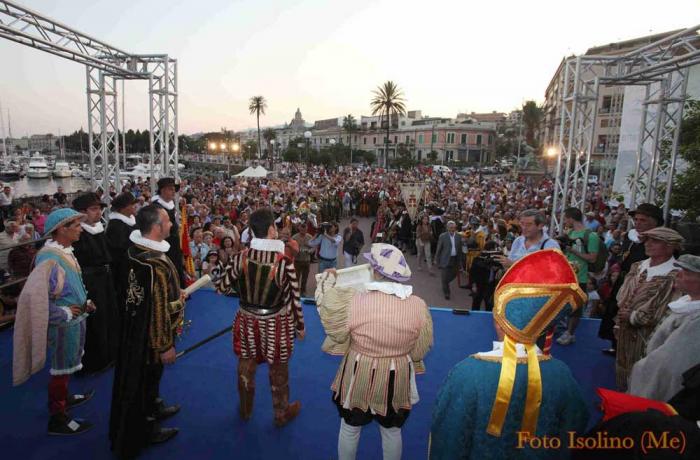 Sbarco di Don Giovanni d’Austria a Messina per la Battaglia di Lepanto 