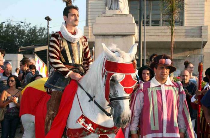Sbarco di Don Giovanni d’Austria a Messina per la Battaglia di Lepanto 