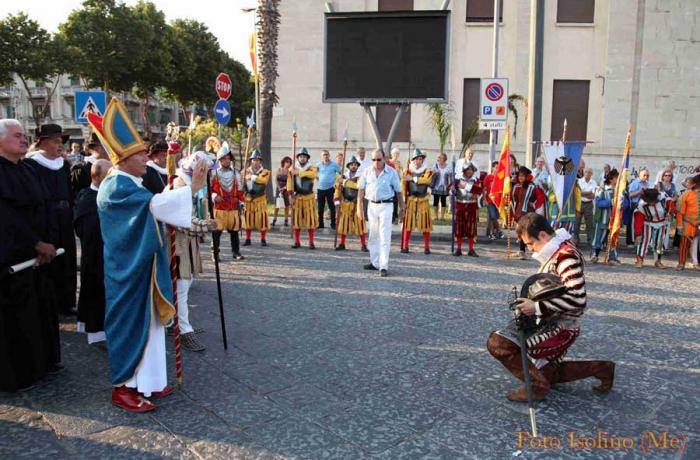 Sbarco di Don Giovanni d’Austria a Messina per la Battaglia di Lepanto 