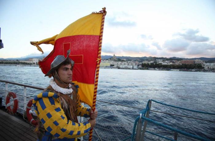 Sbarco di Don Giovanni d’Austria a Messina per la Battaglia di Lepanto 