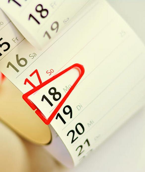 Calendario con scadenza