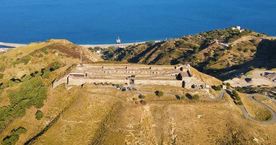 Veduta aerea del Forte Cavalli