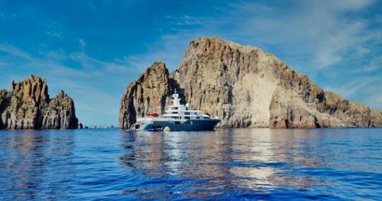 Giro in barca delle Isole Eolie